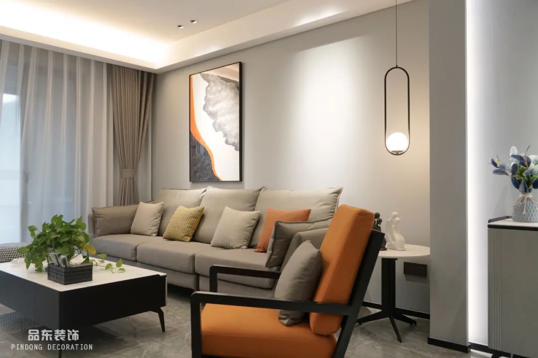 现代简约风格的艺术生活空间丨中国台州丨品东装饰-127