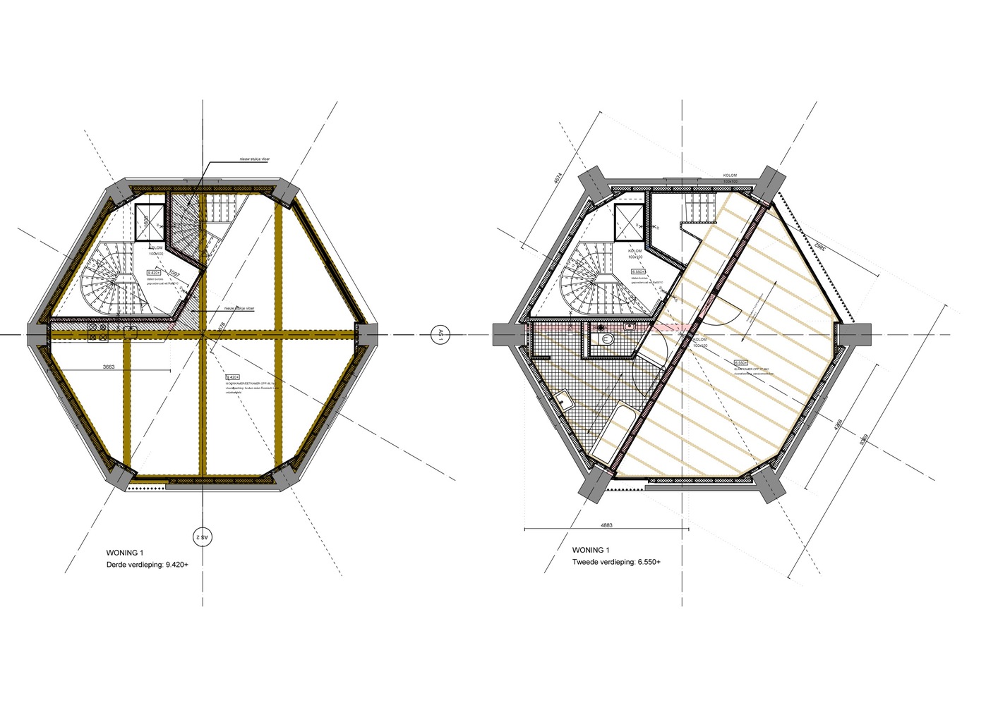 荷兰新莱克兰村水塔住宅丨RV Architecture-41