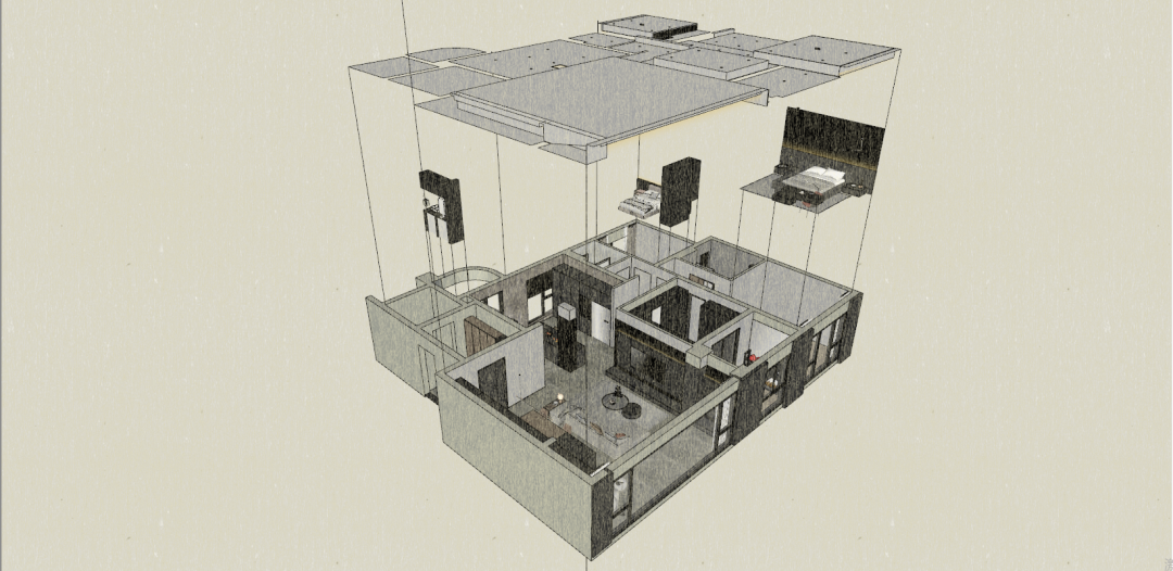 重庆壹号院暗黑风格现代极简设计丨中国重庆丨空一筑造-36