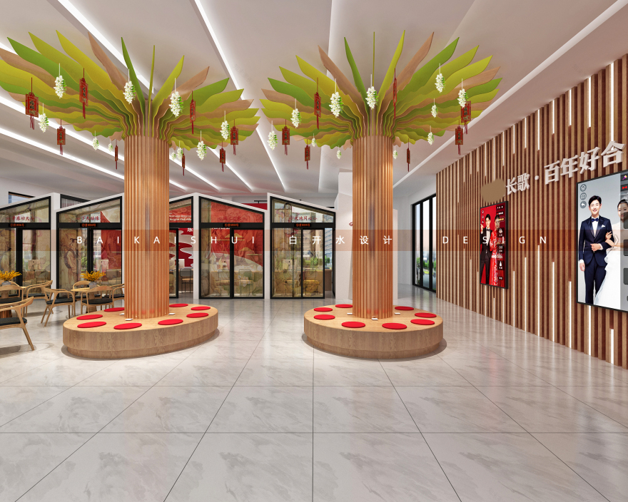 婚姻登记服务大厅全案设计丨白开水设计团队-14