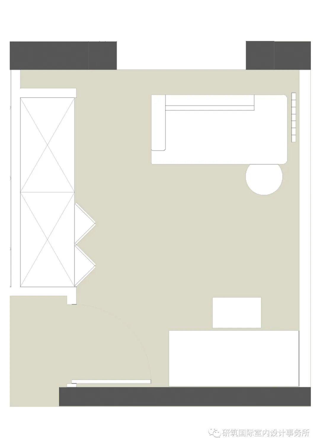 都市经典小区美式奶油风设计丨中国丰台丨研筑国际室内设计事务所-53