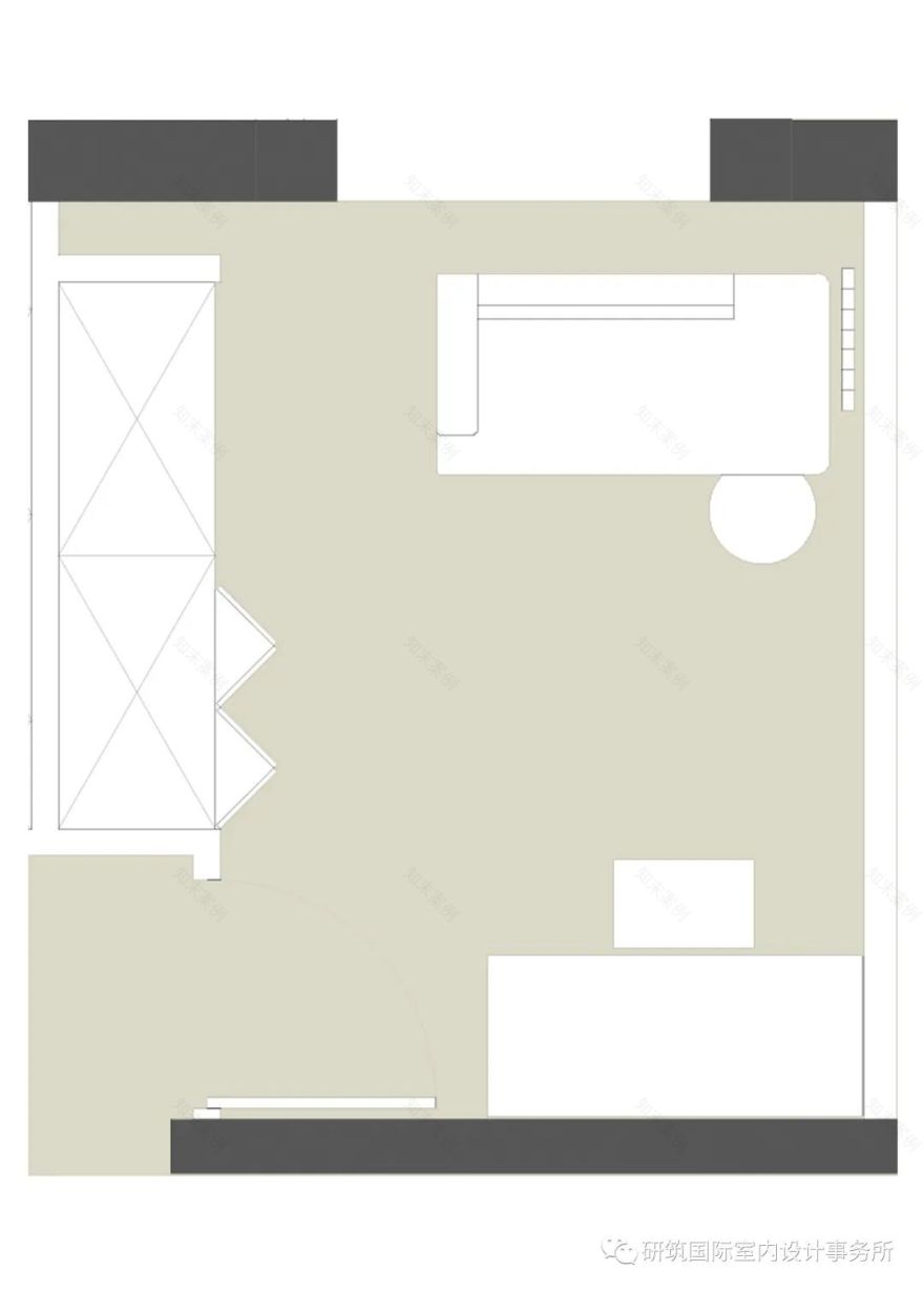 都市经典小区美式奶油风设计丨中国丰台丨研筑国际室内设计事务所-53