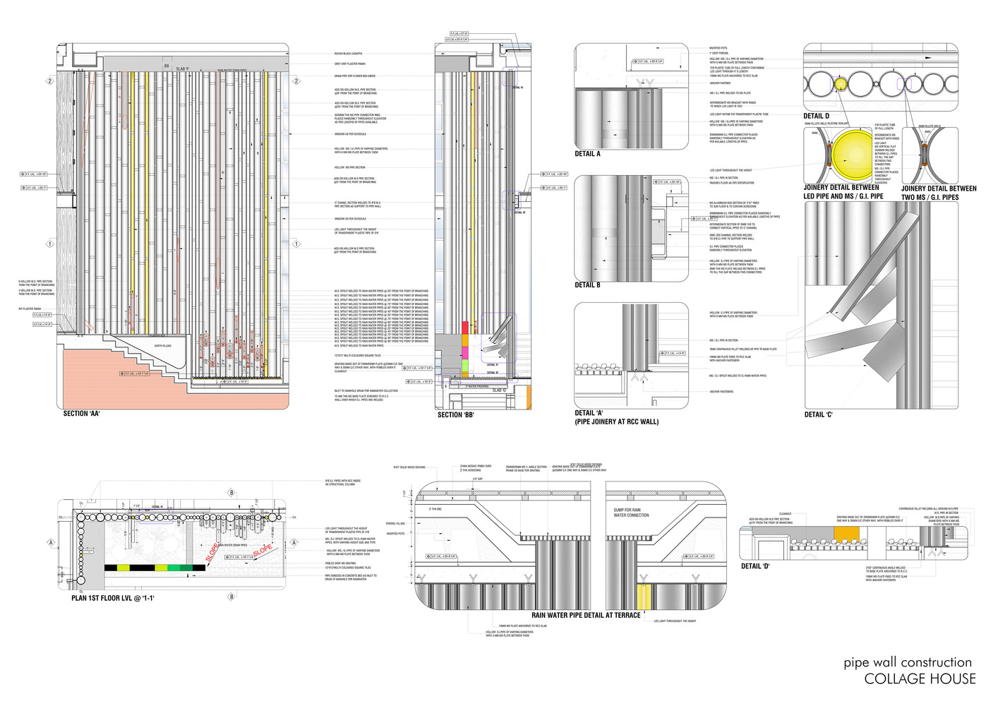 印度马哈拉施特拉邦拼贴别墅-100
