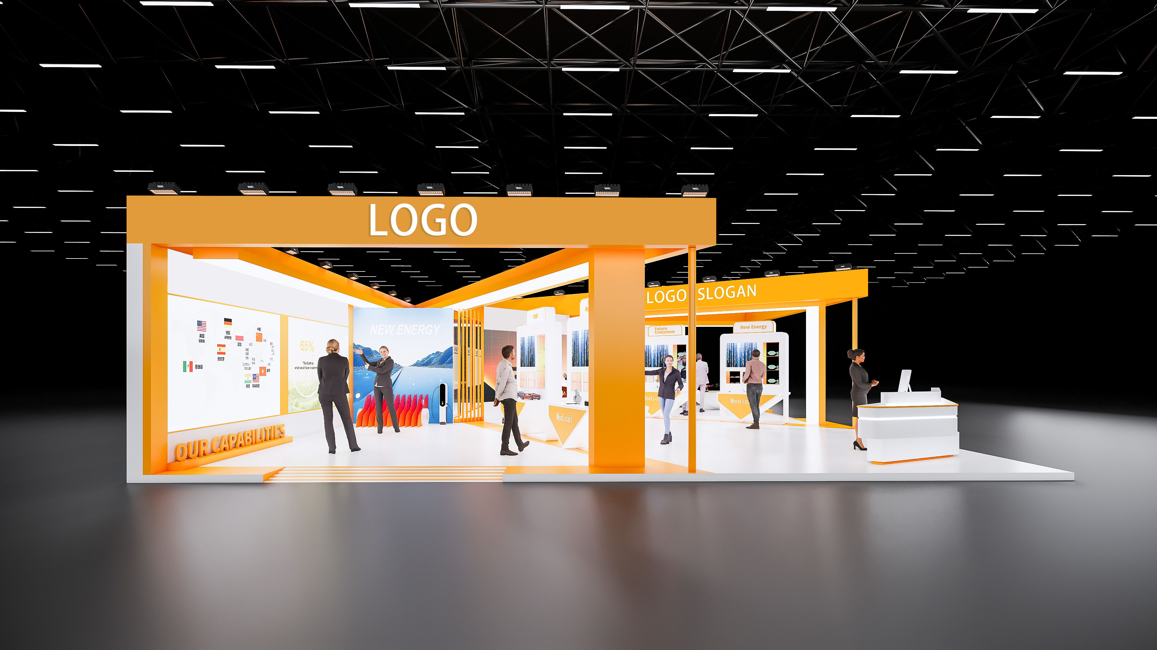 2025年日本高性能塑料展新材料展位展台设计-30