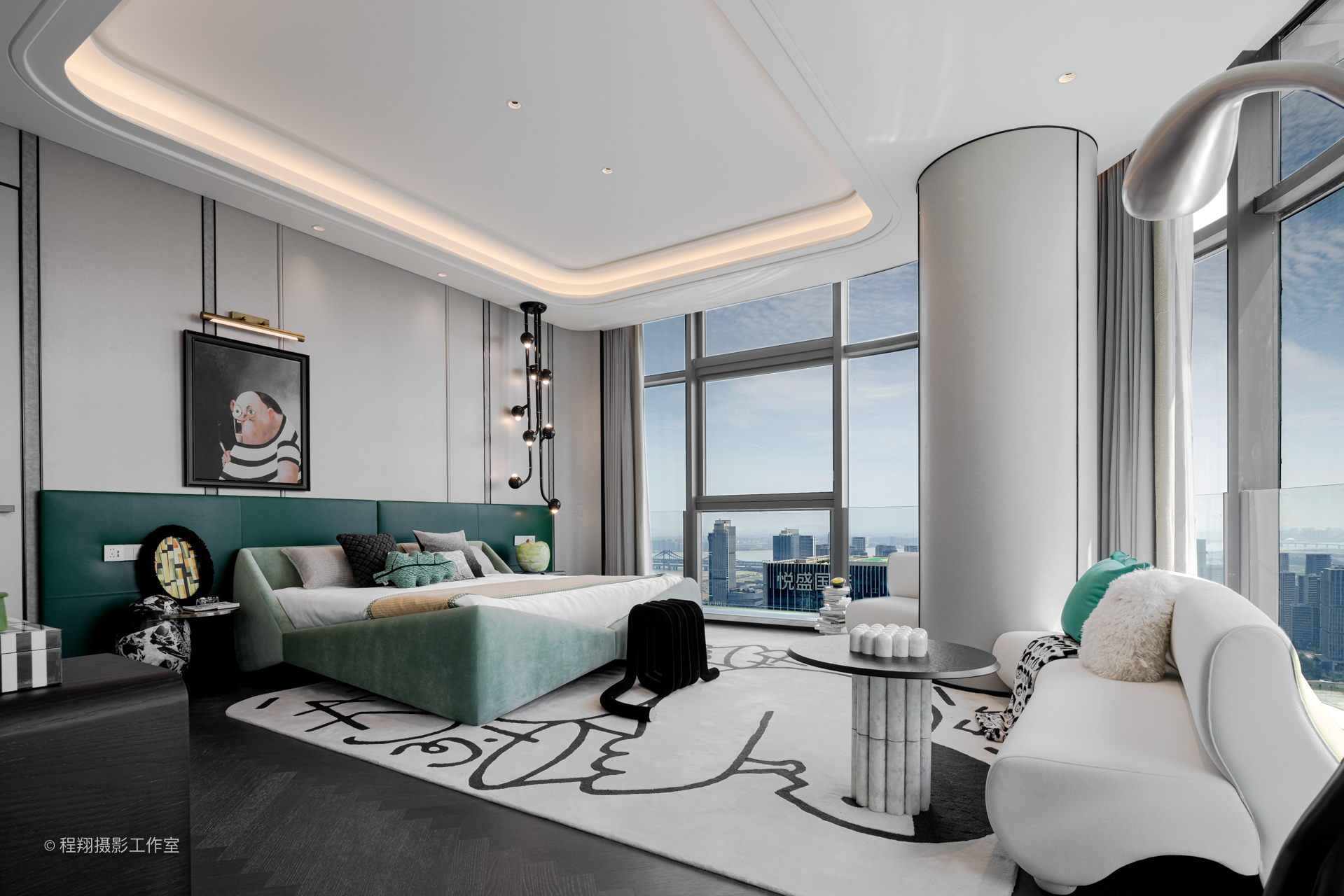 滨江·世纪国泰中心大平层丨上海郑仕梁室内设计,AVAD 范可萨设计-18