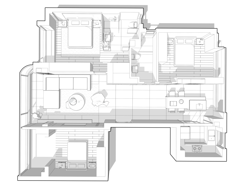 《观白》形色空间,打造舒适宜居环境丨中国台州丨倾城国际设计-11