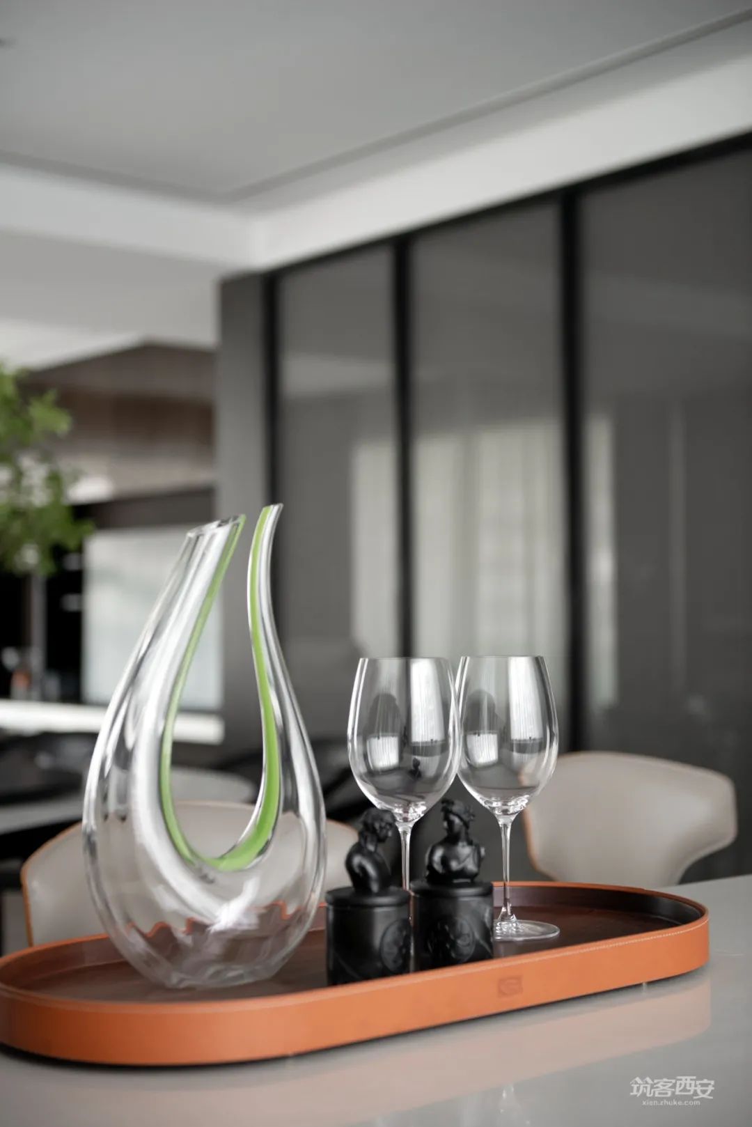 曲江玫瑰园·刘雅娟的大平层艺术装扮丨中国西安丨様家荟·御点软装设计中心-50