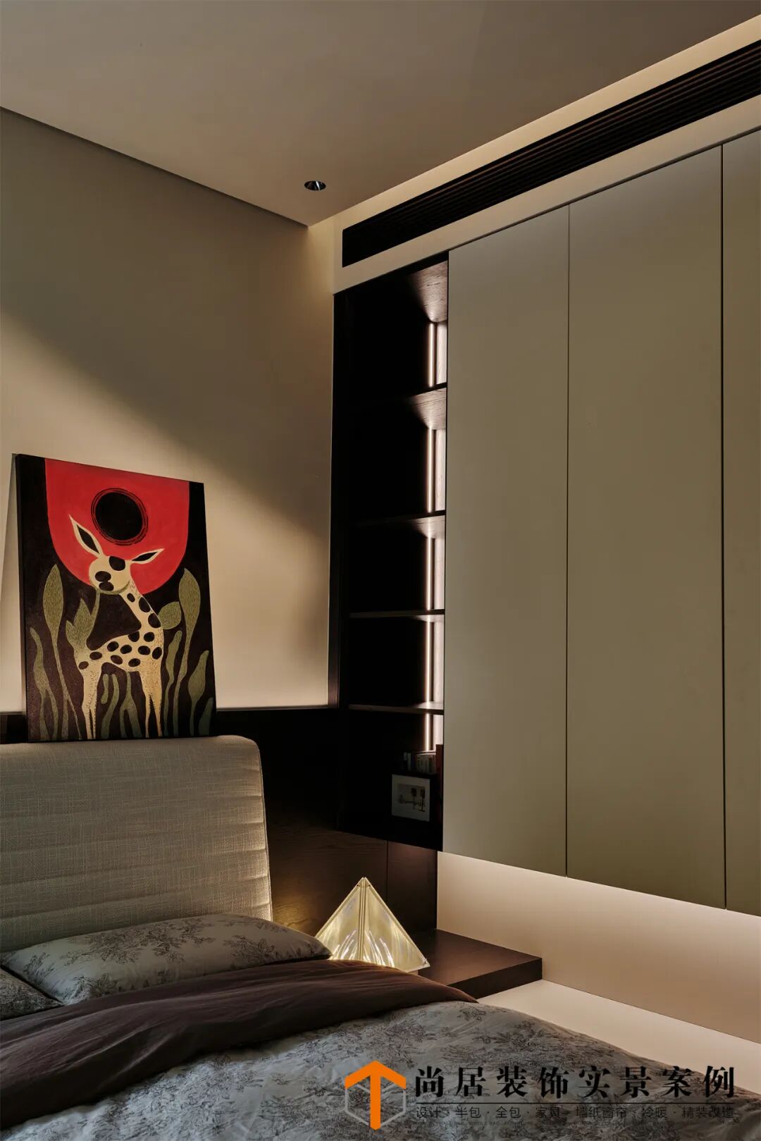 尚居实景案例丨60w打造出的140平暗调空间丨中国南京丨尚居装饰-51