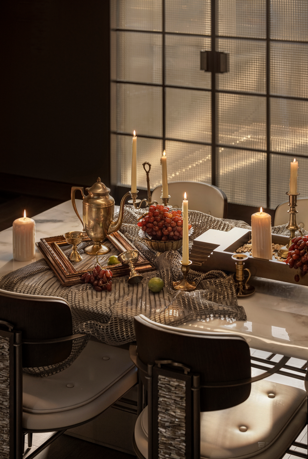 郑州招商・揽阅143户型样板间丨中国河南丨软装设计为元禾大千,未提及硬装设计方-35