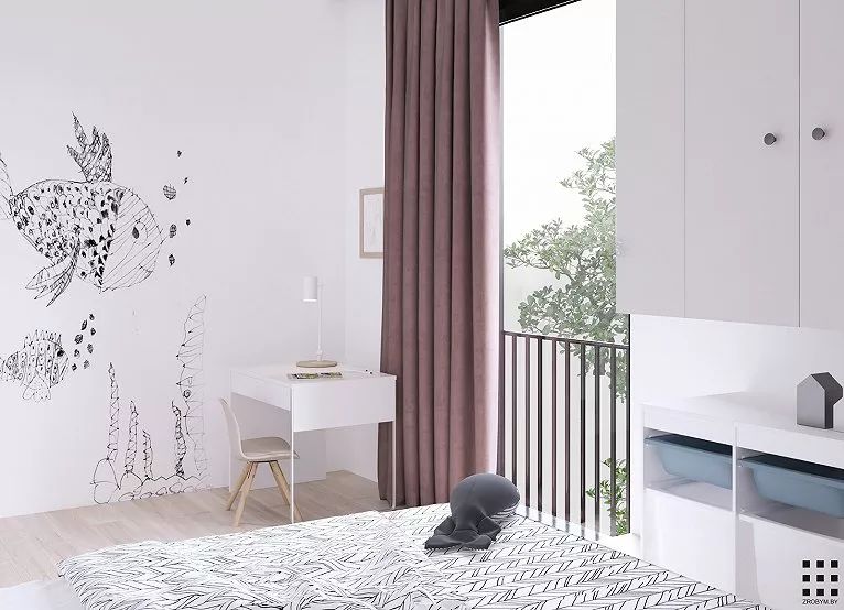 极简北欧风公寓设计，空间元素增添艺术风味-50