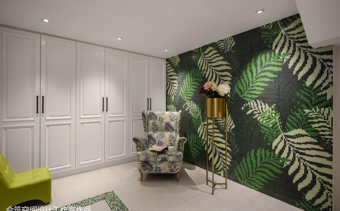 轻奢生活空间,金属质感与色彩的完美融合-32