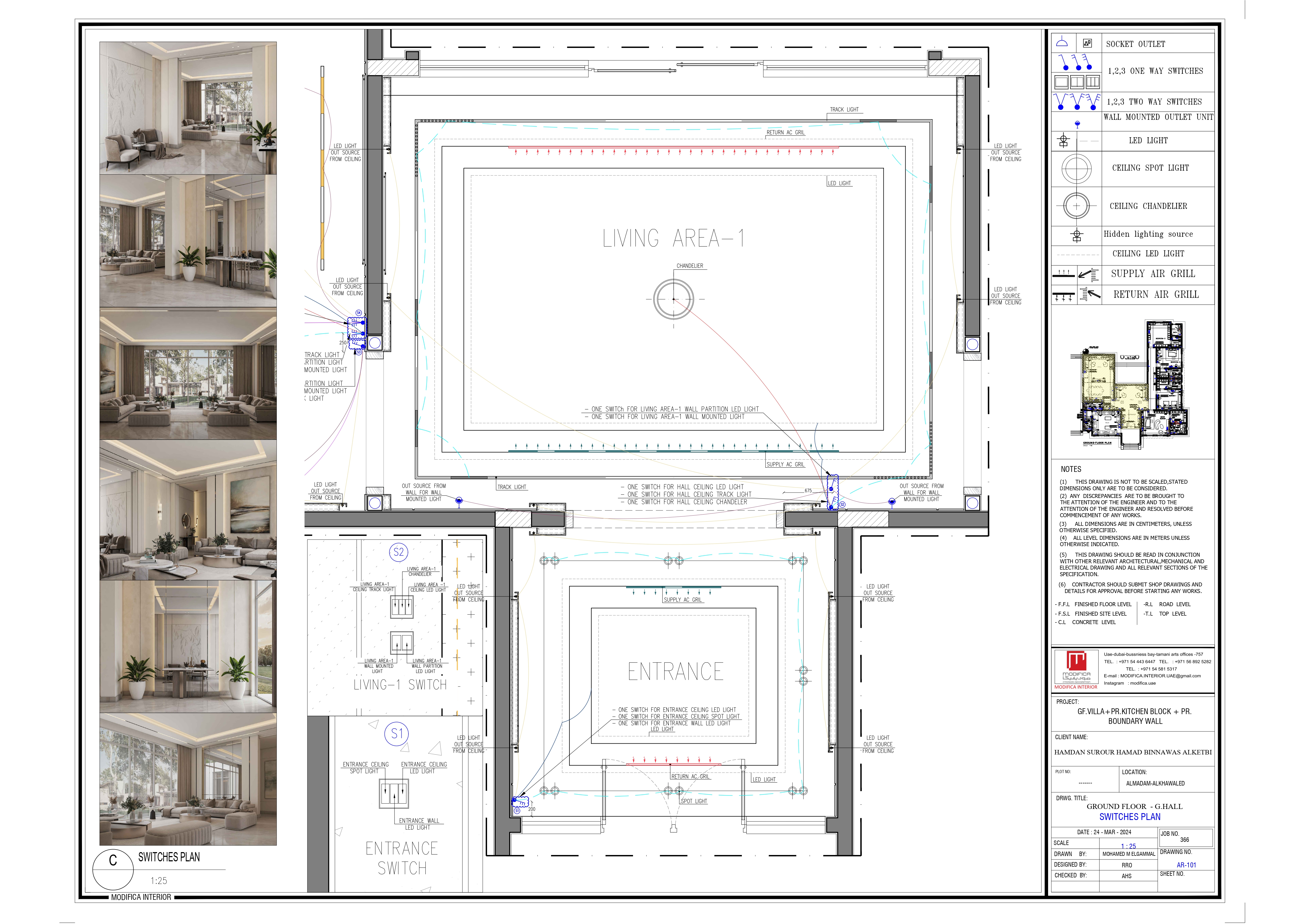 地面[大厅&&女孩房间]丨阿联酋丨ELGAMMAL STUDIO-14