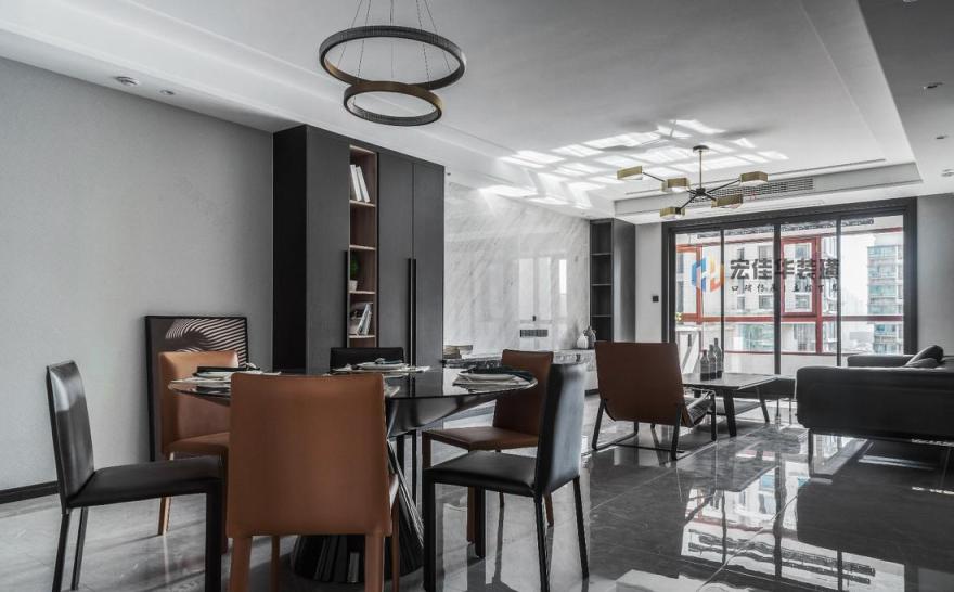 现代黑白灰,打造简约大气家居空间-14