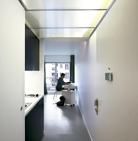 巴黎多元社区的学生公寓设计-19