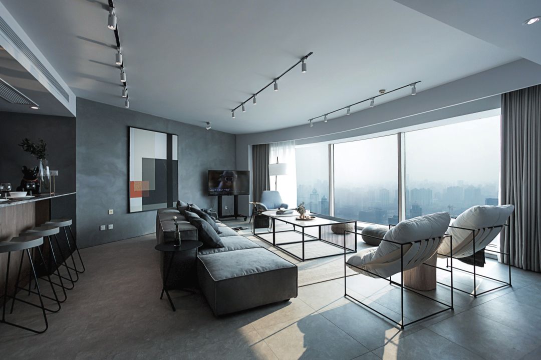 世茂滨江花园 40 万出租房装修，打造大气观景空间-63