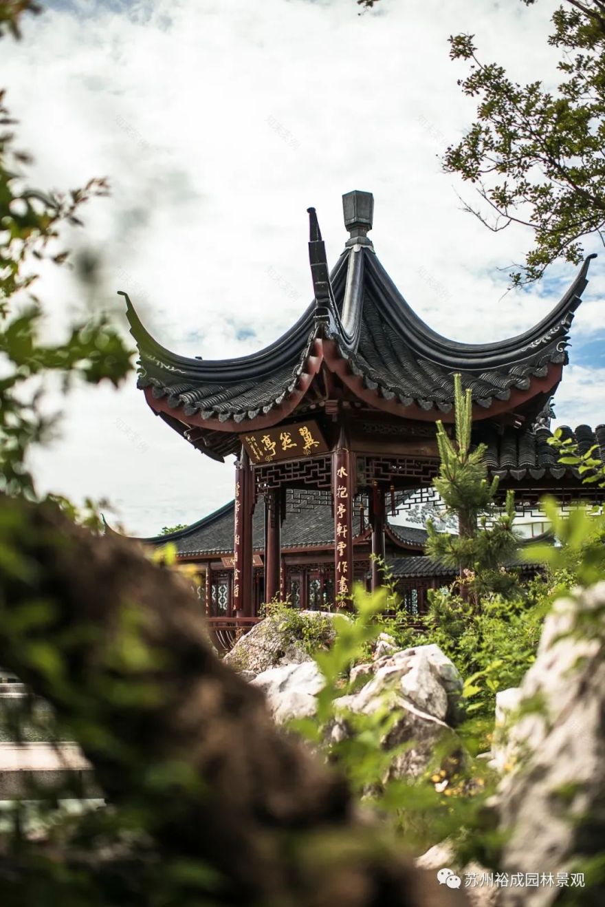 苏式园林设计丨中国泰州丨苏州裕成园林-40