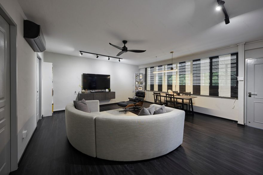 Kim Keat Link 4RM HDB 转售住宅室内设计丨新加坡丨The Interior Lab-0