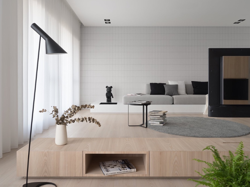 原木现代简约,治愈系私宅-8