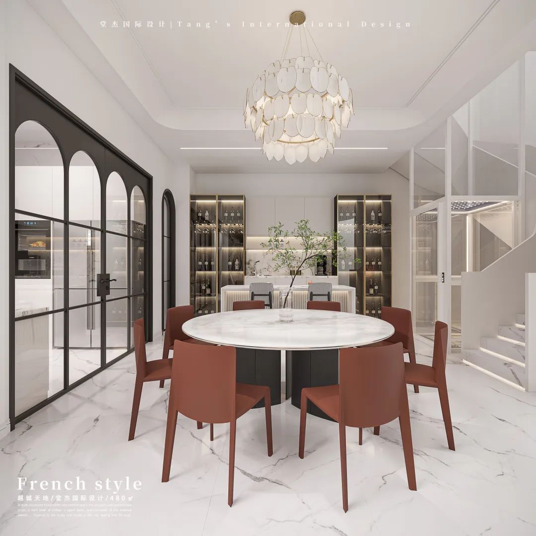 南京越城天地 480㎡法式婚房设计丨中国南京丨堂杰国际设计-45