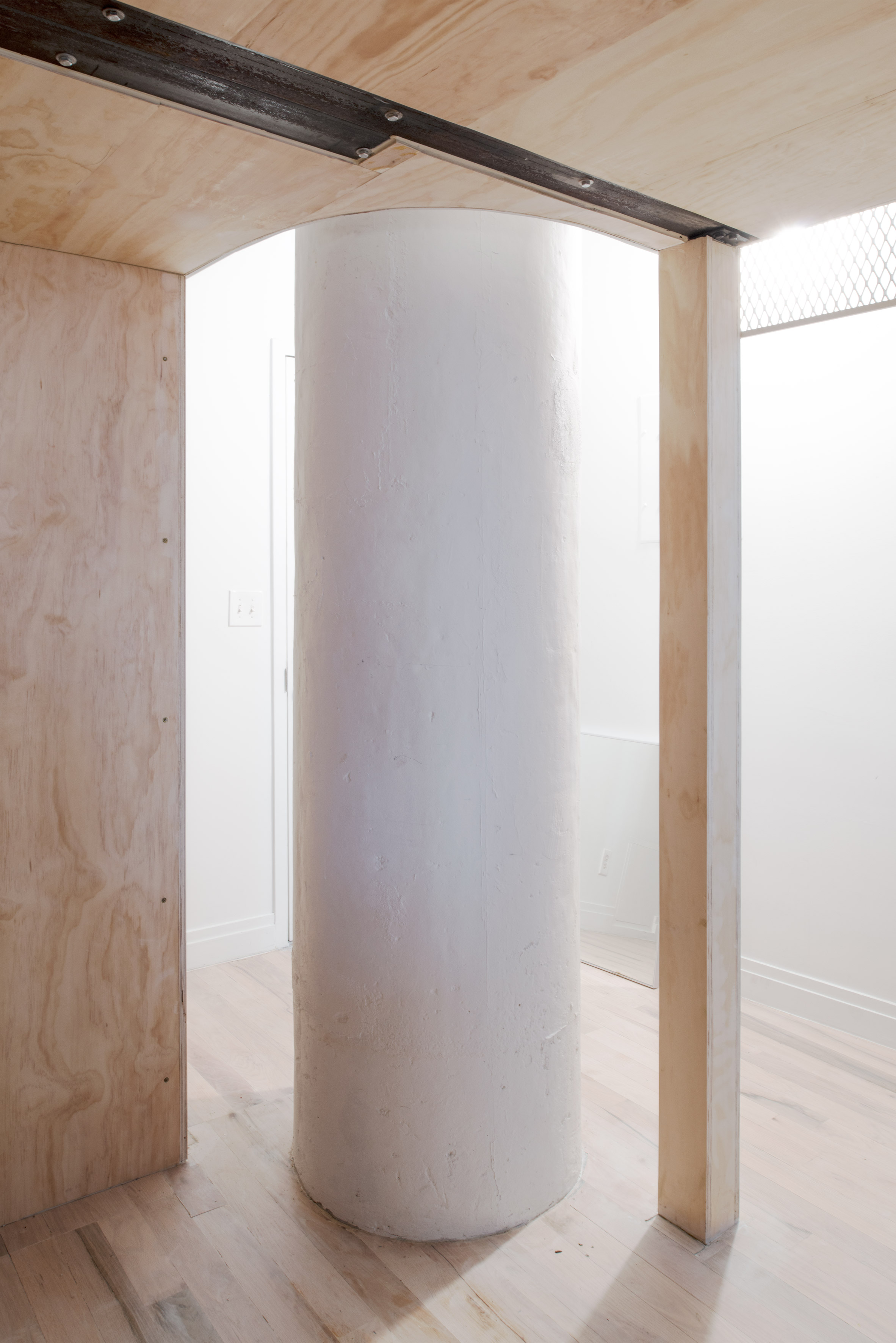 New Affiliates renovates Bed-Stuy Loft with plywood mezzanine-13