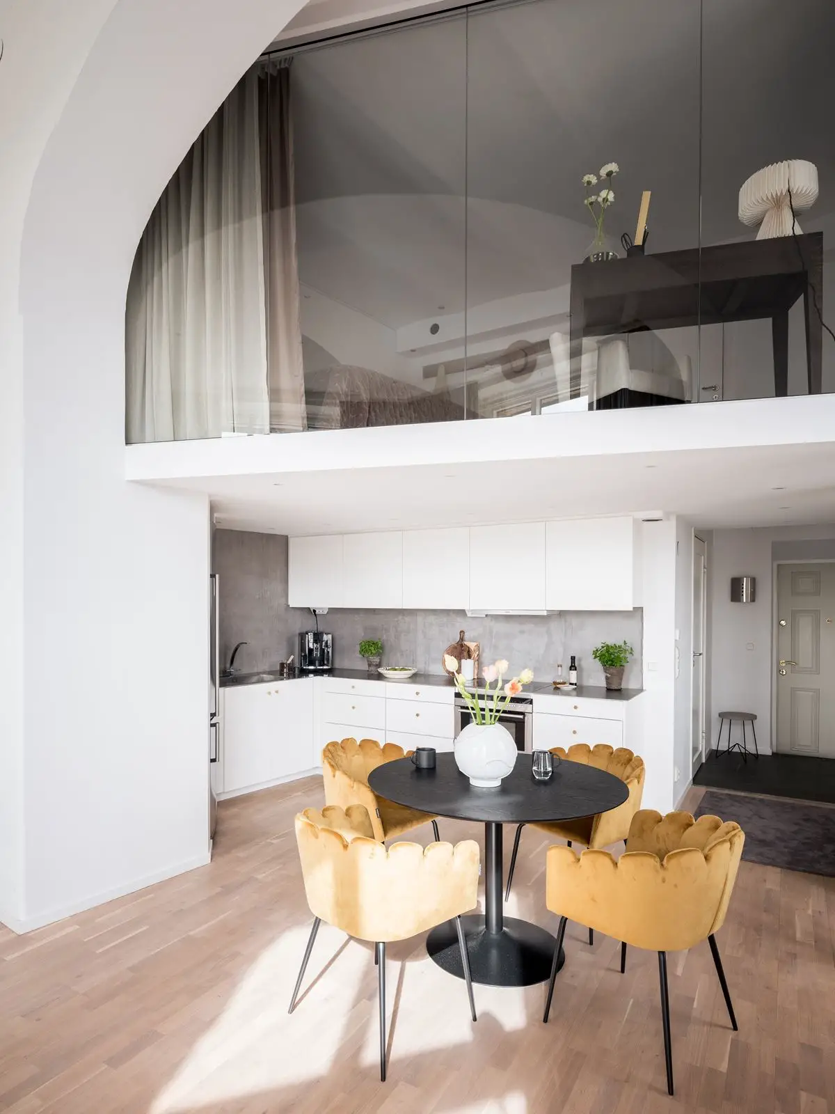 瑞典 67m2 复古舒适公寓设计-9