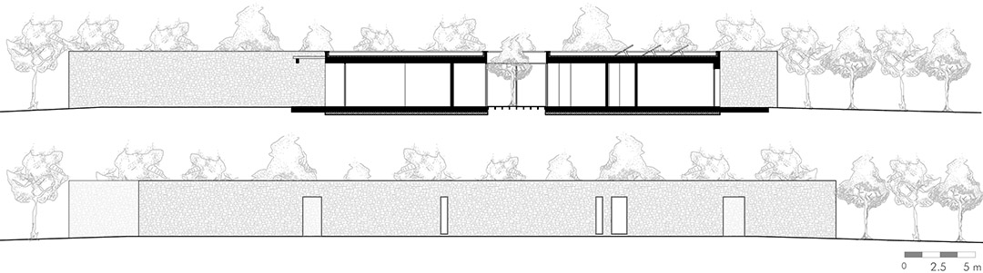 意大利乡村家庭住宅，融入自然对话的一层建筑-31