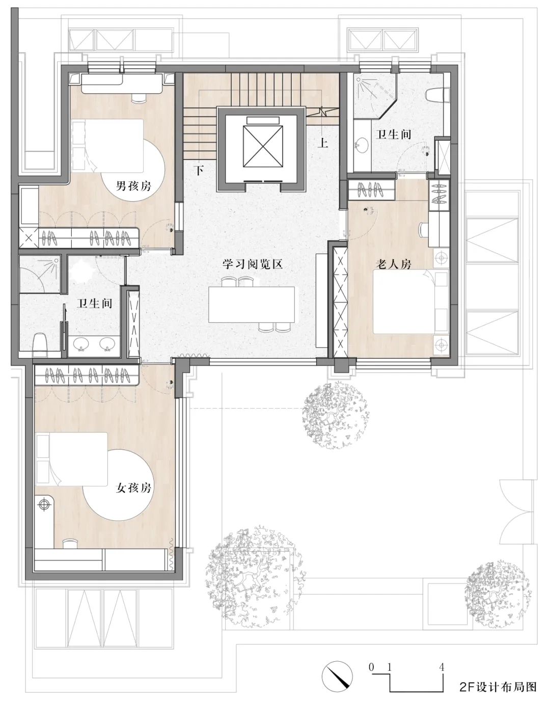 北京顺义别墅住宅空间设计丨中国北京丨OEO野境设计事务所-75