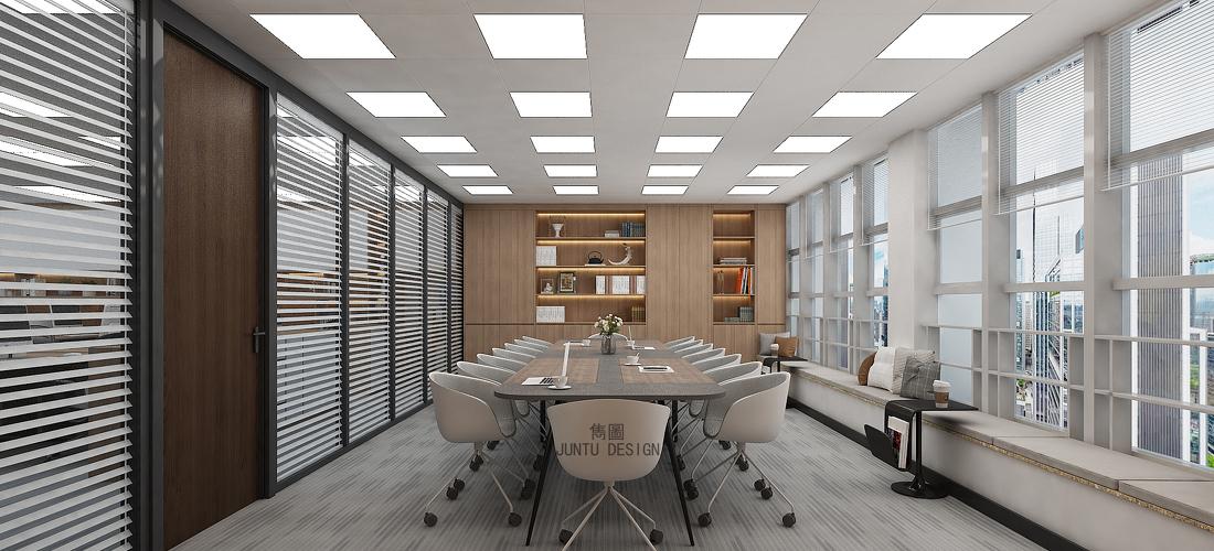 南沙区口岸大厦华盟写字楼办公室设计-19