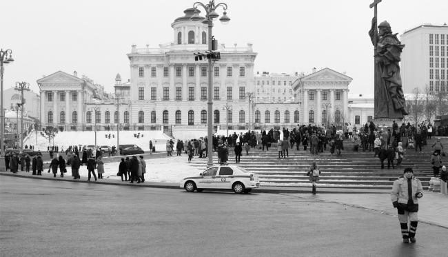 Боровицкой площади（博罗维茨卡娅广场）景观美化项目丨俄罗斯莫斯科丨AI  architects（亚历山大·托马申科,伊万·科尔马诺克）-16