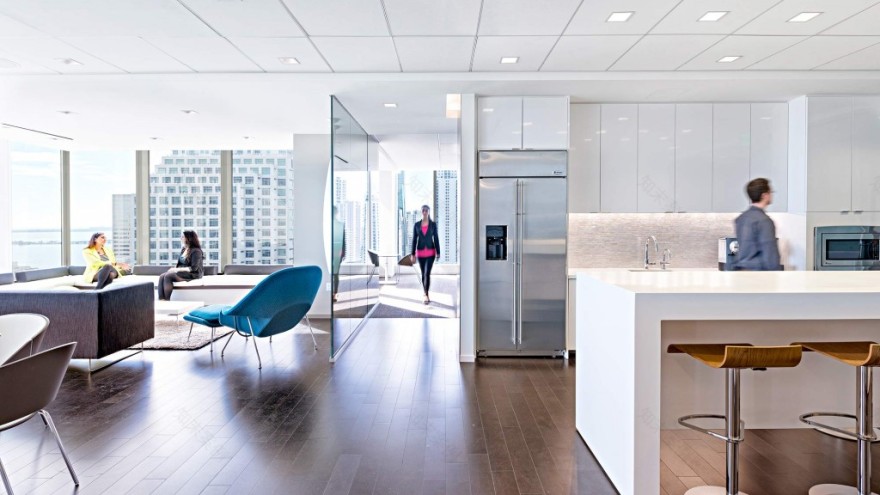 Gensler 打造互动式办公空间,吸引新员工激发员工活力-3