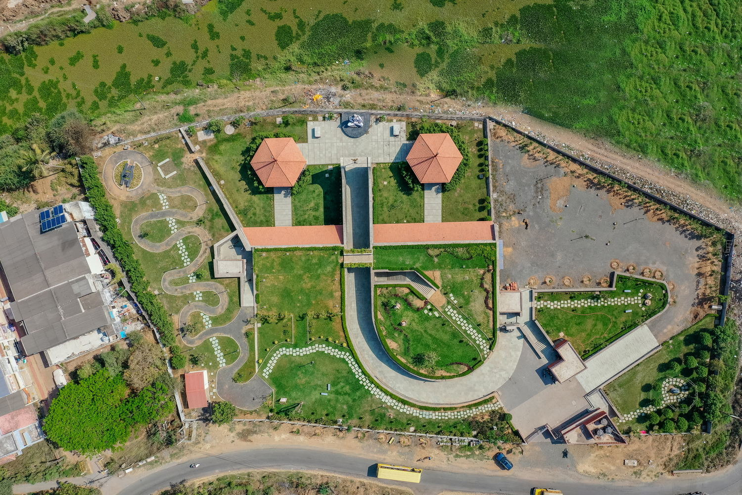 印度“Udan”殡仪馆丨d6thD design studio-38