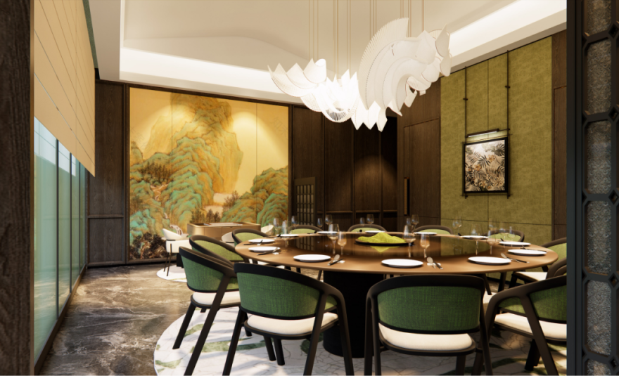 华美麓湖城市会客厅(室内改造)丨中国广州丨汉森伯盛国际设计集团-37