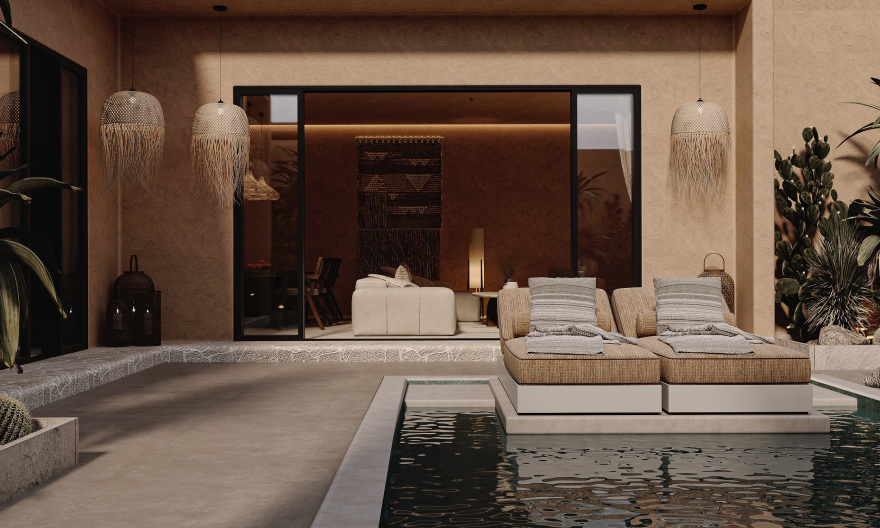 别墅庭院丨Sagda Sakr-1