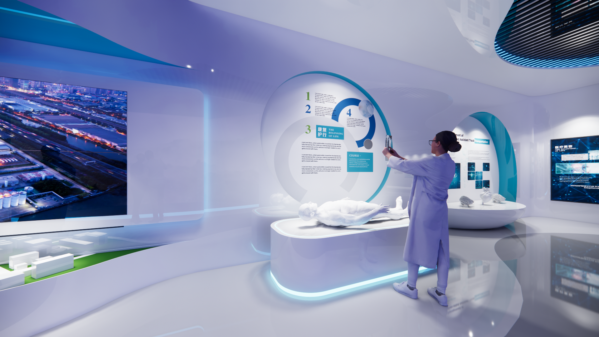 中国某学校护理专业展示教学体验中心-5