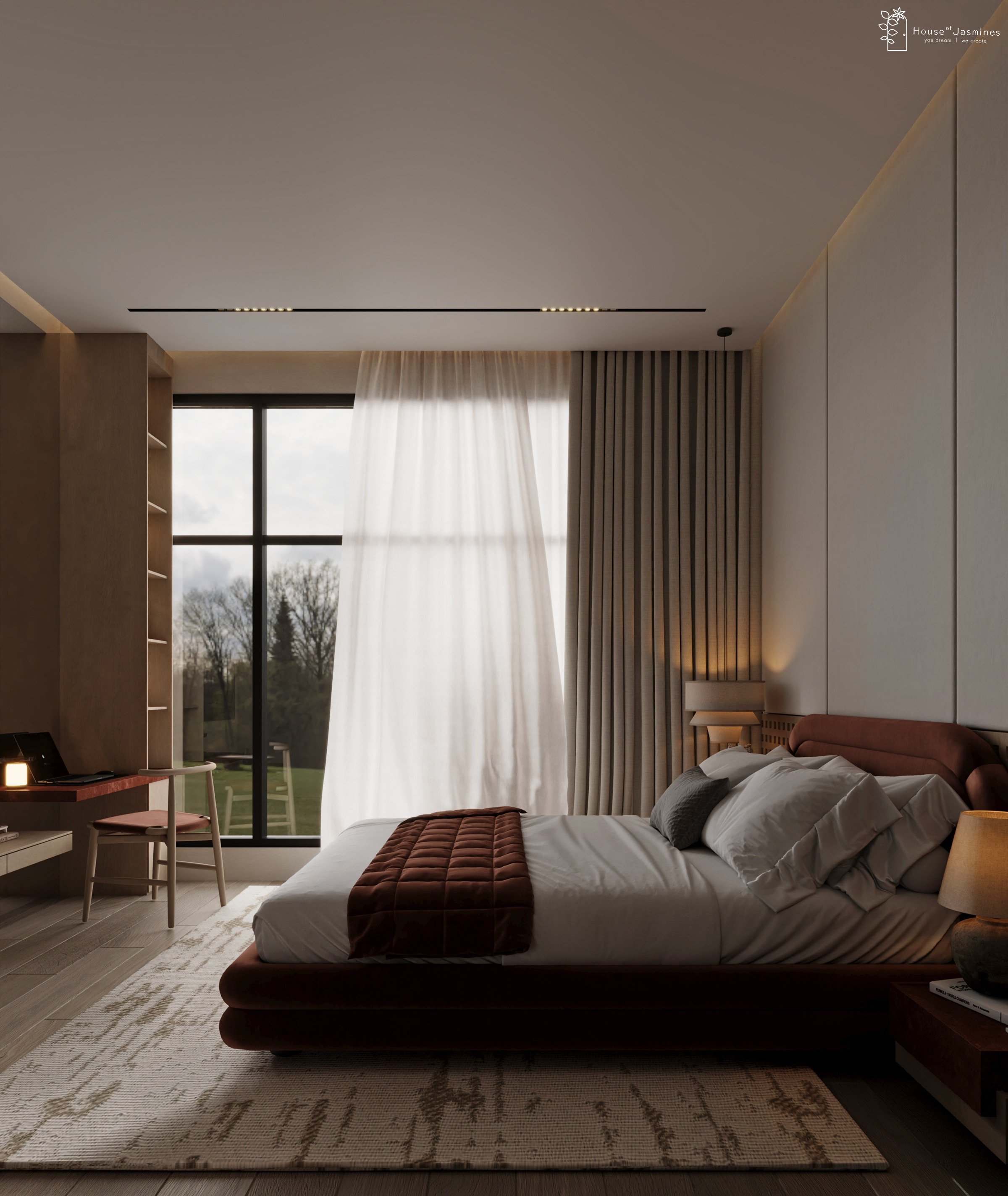 CONTEMPORARY MINIMALIST BEDROOM-18