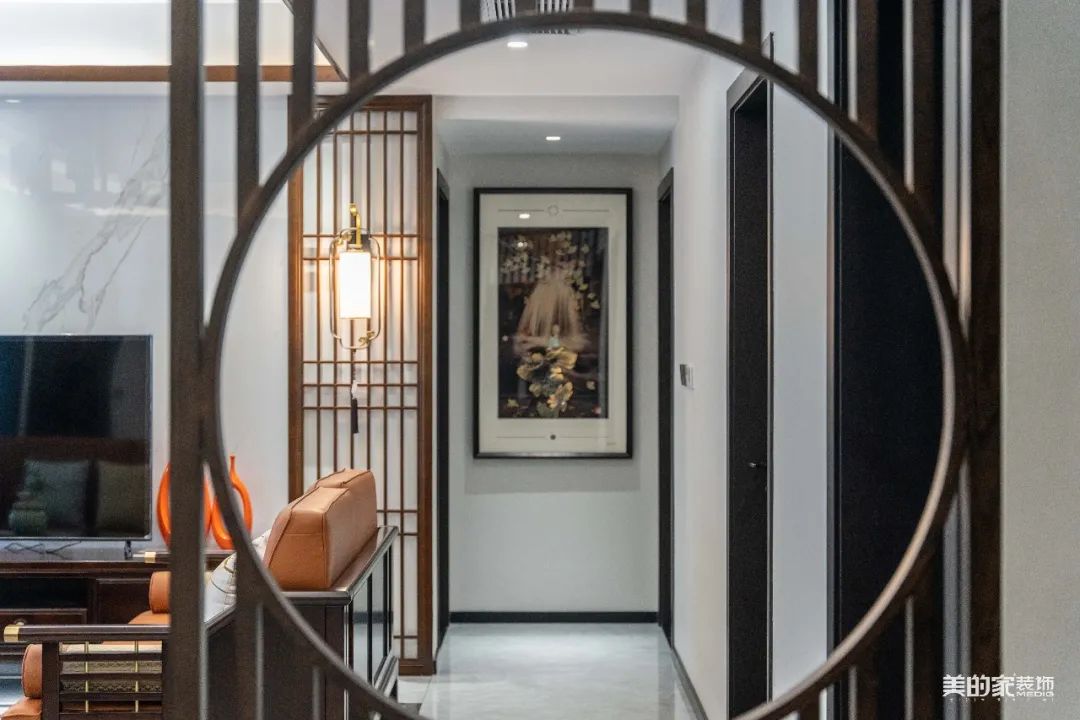 俊豪城西区新中式风格装修丨美的家装饰工程中心-33