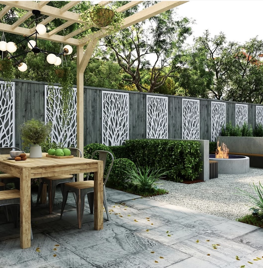 各类风格的砾石花园设计-3