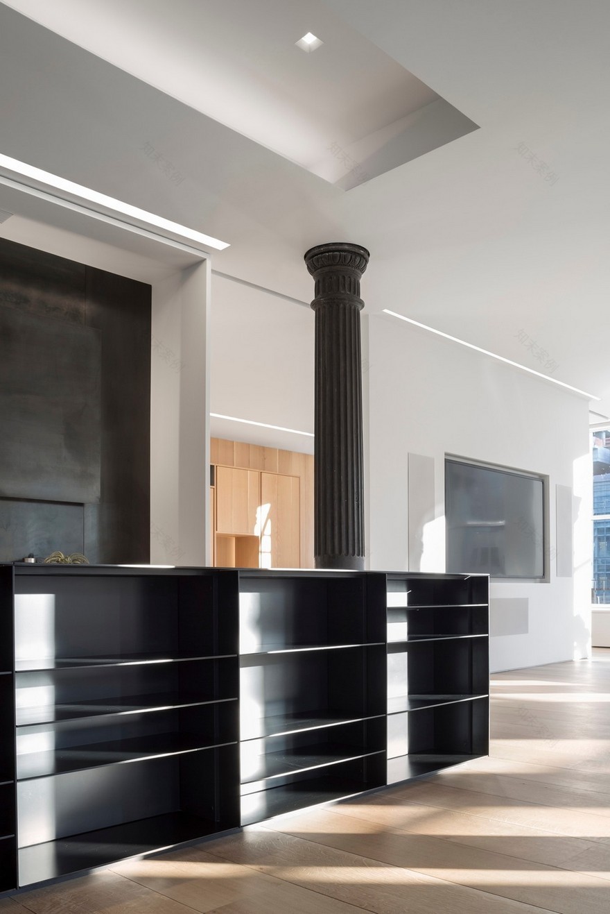 New York Industrial Loft Renovated and Transformed into a Serene Live-Work Environment-12