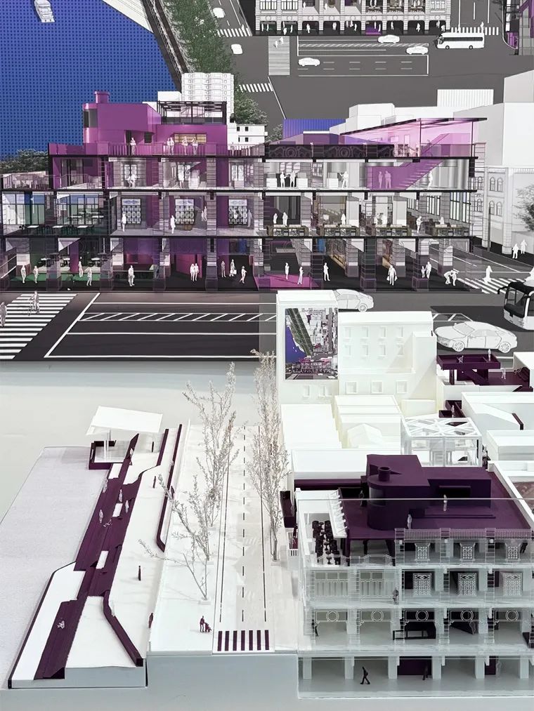 好一个紫气东来！不愧是2025级广美优秀毕设！“三段式技术路线+六类精细化空间改造方式”重启滨江夜代码！提升城市滨水空间夜态活力-14