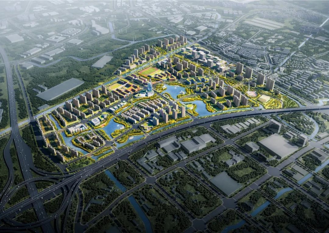 创新国际化生态社区丨华建集团华东院原创中标北虹桥城中村项目封浜片区规划设计总控服务-0