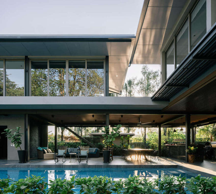 曼谷绿意住宅,诠释热带现代生活-2