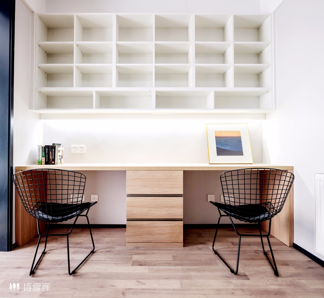 唤醒时光——167㎡怀旧北欧风住宅  诗享家设计-25