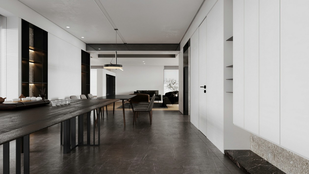 高级色系黑白灰空间搭配 超有气质-8