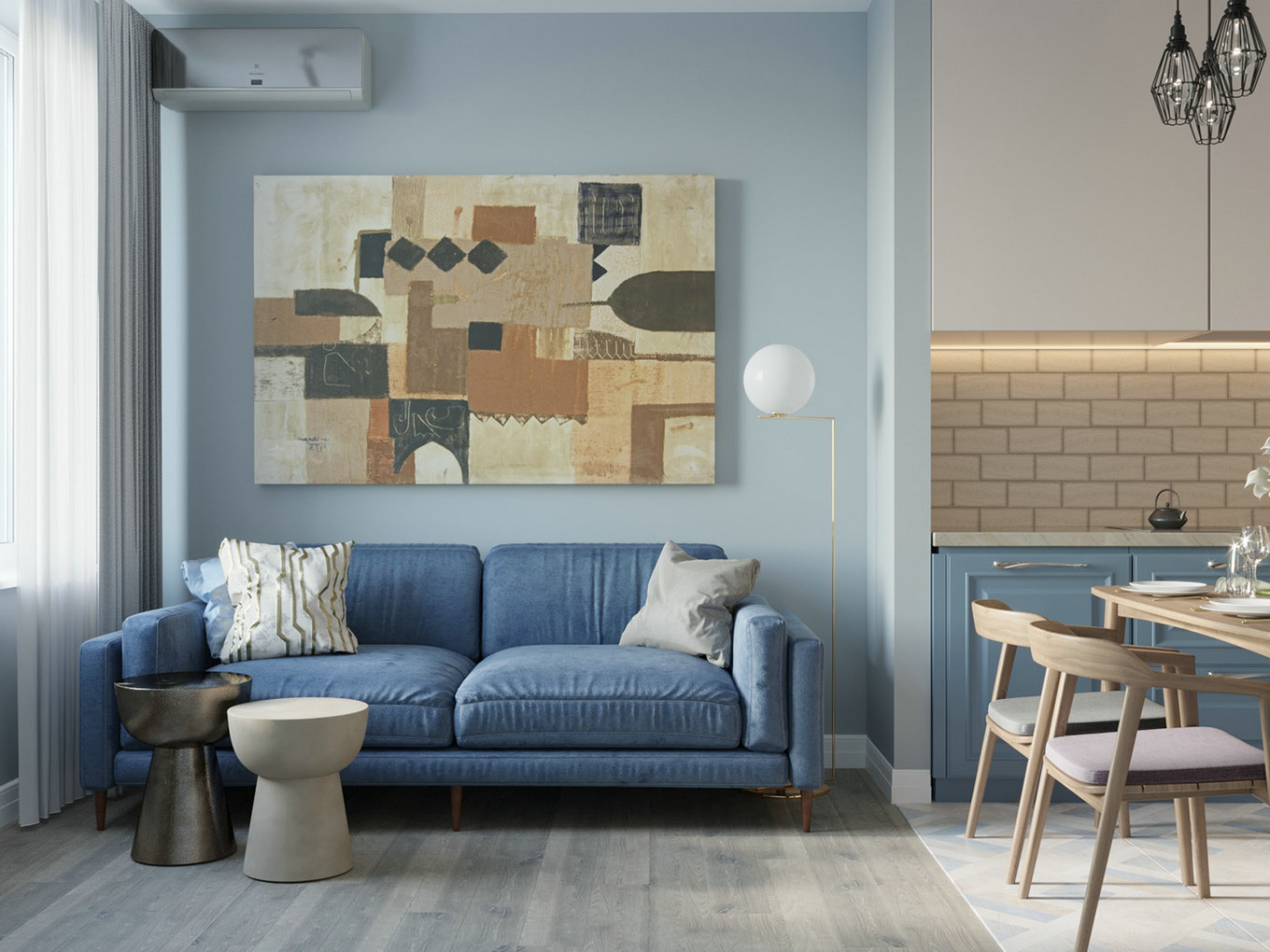 北欧简约混搭小清新设计案例-0