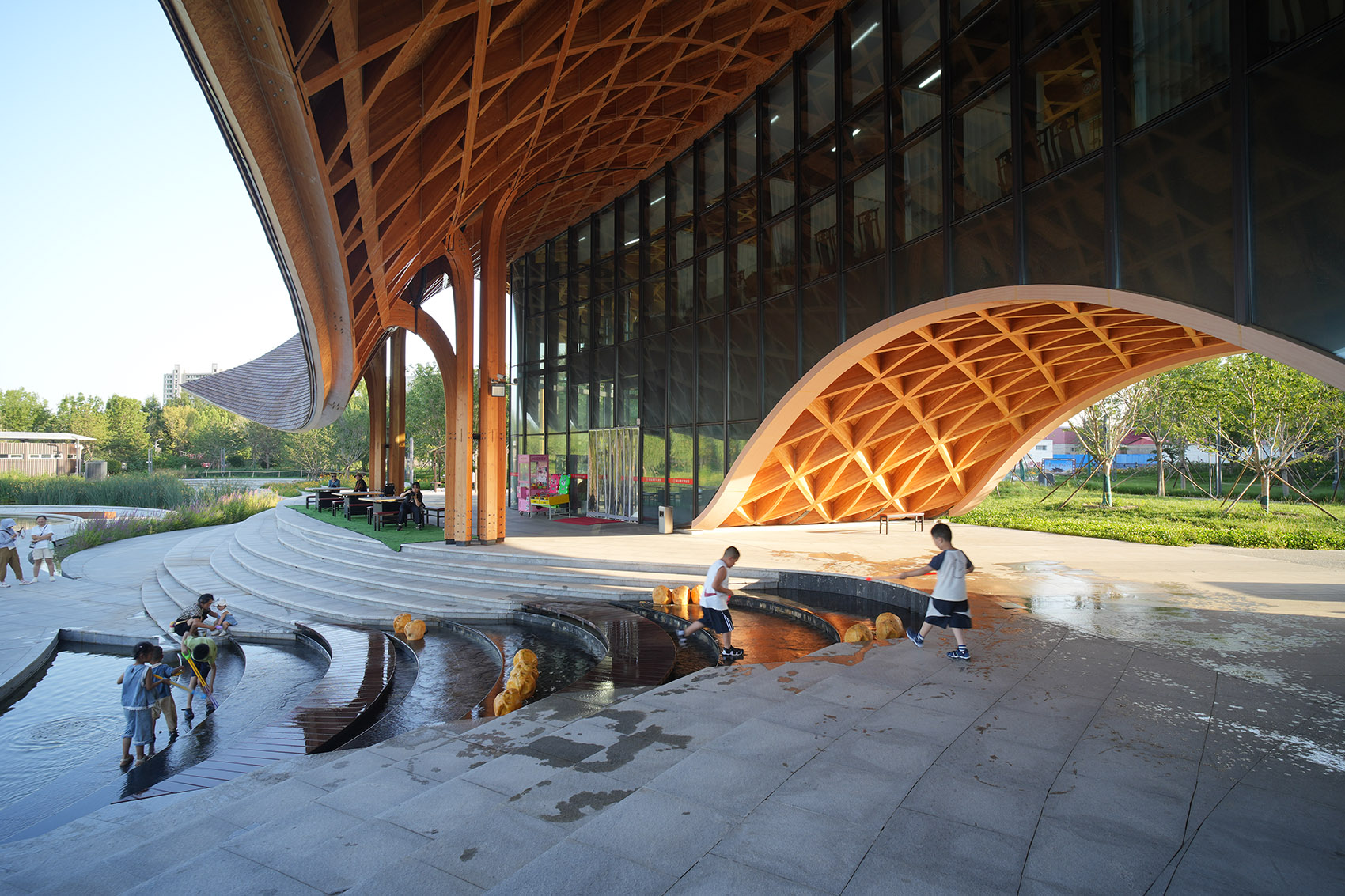 定州丝路友谊园滨水餐厅丨中国河北丨清华大学建筑设计研究院素朴工作室,广州博厦建筑设计研究院有限公司-28