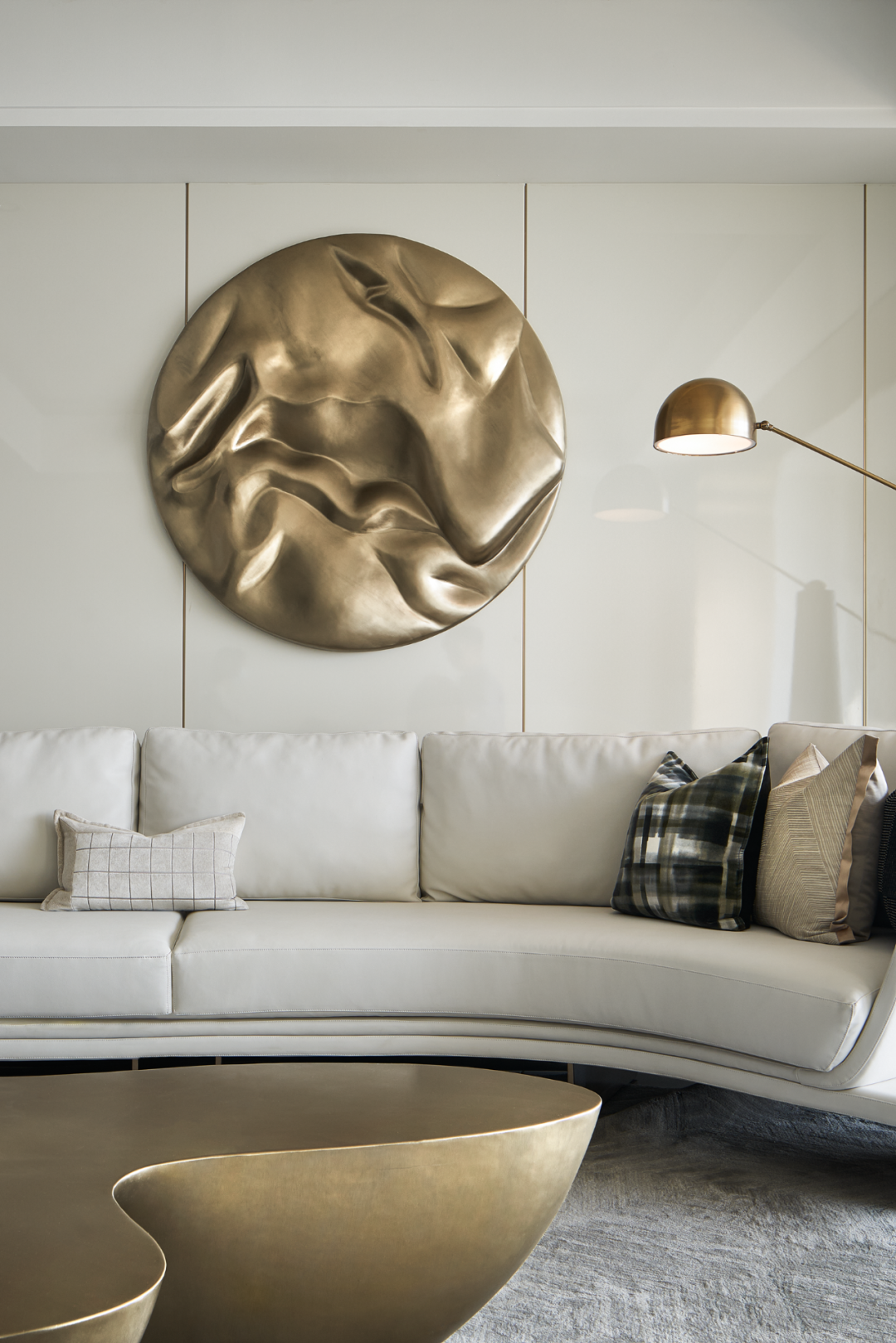 金茂(武汉)滨江金茂府245户型样板房丨中国武汉丨千墨设计-5