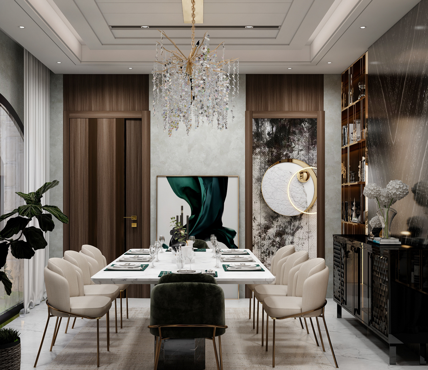 Dining and outdoor Landscape Design In KSA-3