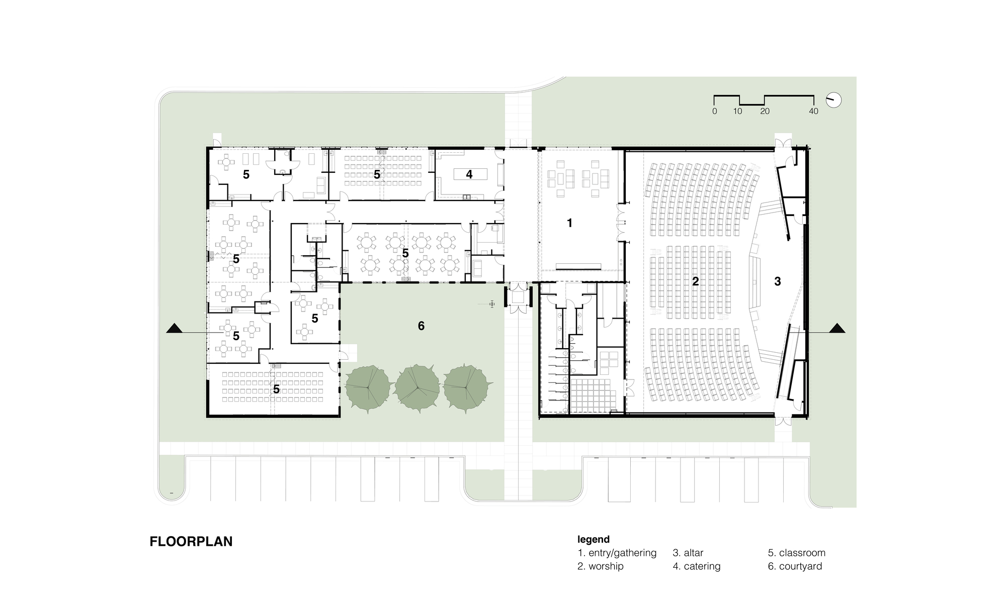 自由联合卫理公会教堂丨美国斯普林菲尔德丨Dake Wells Architecture-20