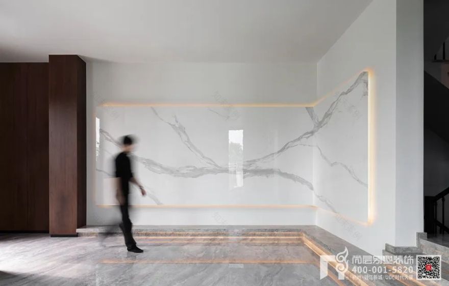 12月新作丨浦江华欣府邸,700㎡现代简约别墅设计,光影映画,构绘心境的微澜!-31