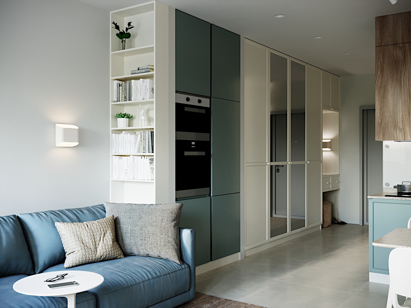 明亮小户型单身公寓-6